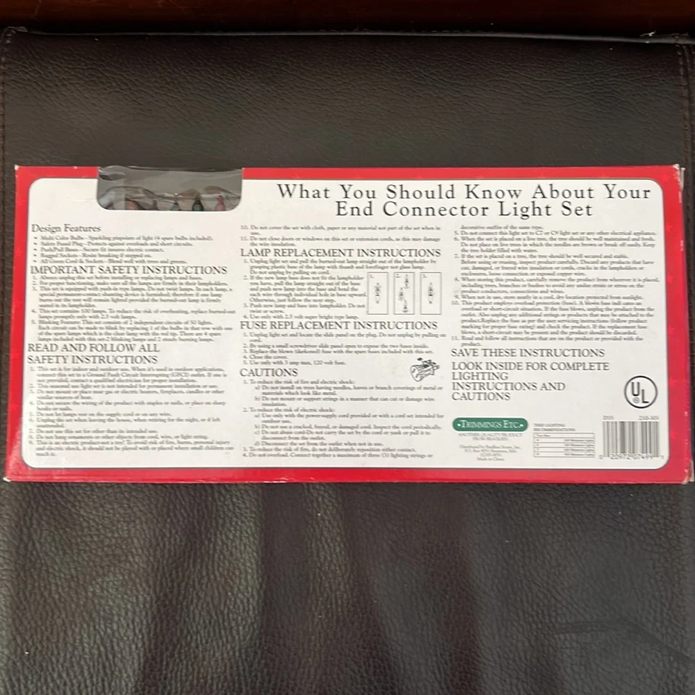 NWOT Christmas 100 Super Bright Multi Color Bulbs For Indoor/Outdoor Use